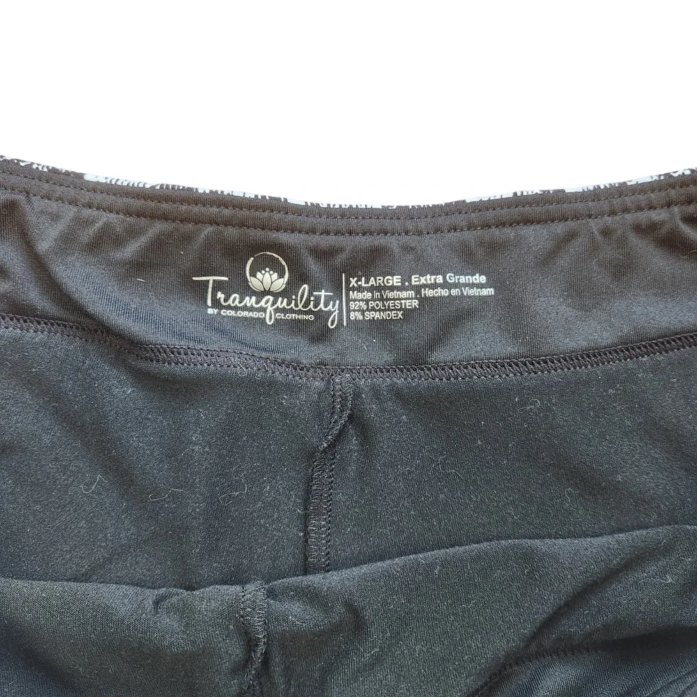 Tranquility Skort Womens XL Black & White Print Activewear - Picture 7 of 7